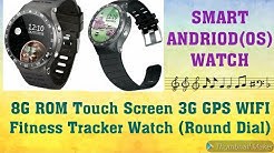 Android OS SmartWatch 8G ROM Touch Screen 3G GPS WIFI Fitness Tracker Watch