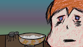 Little Miss Muffet when she forgets what "curds" are