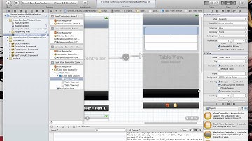 iOS TabBarController with Navigation Controller and Core Data