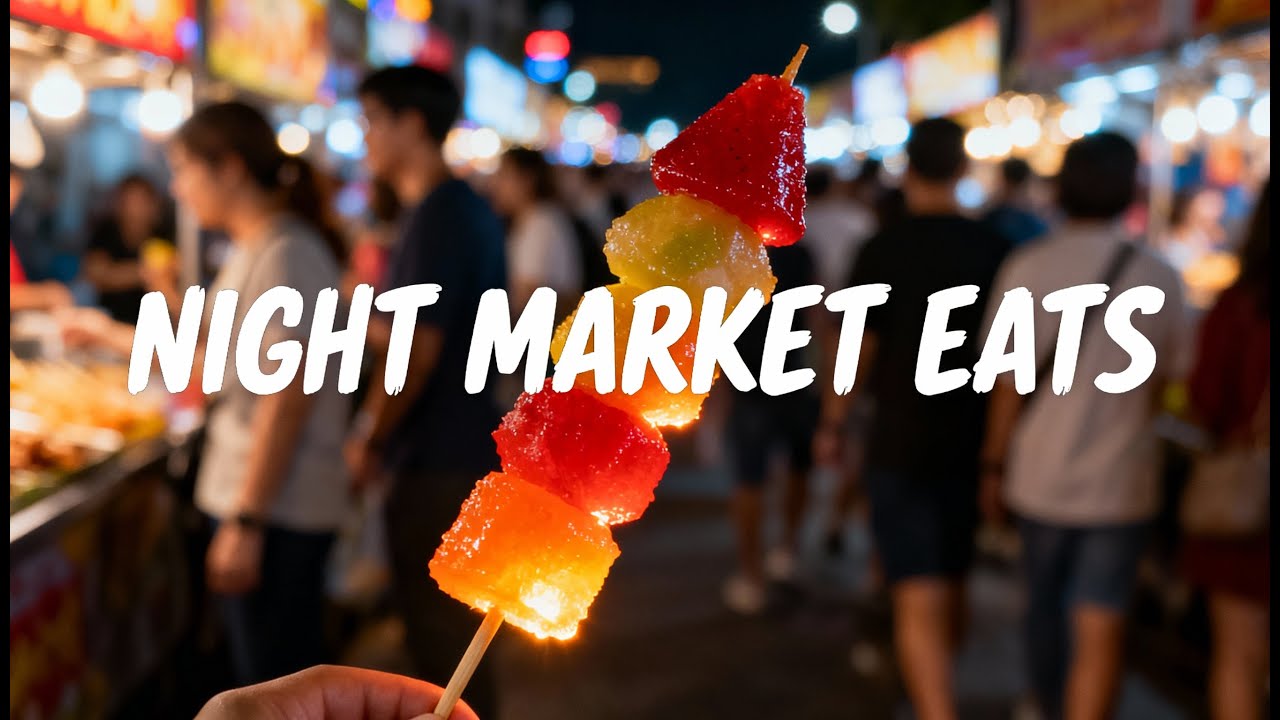Night Market Secrets: Phnom Penh's Best Street Food Textures and Flavors #957