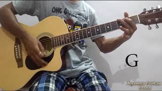 Sanu Ik Pal Chain(Raid) Guitar Chords Running Progressions Strumming Pattern