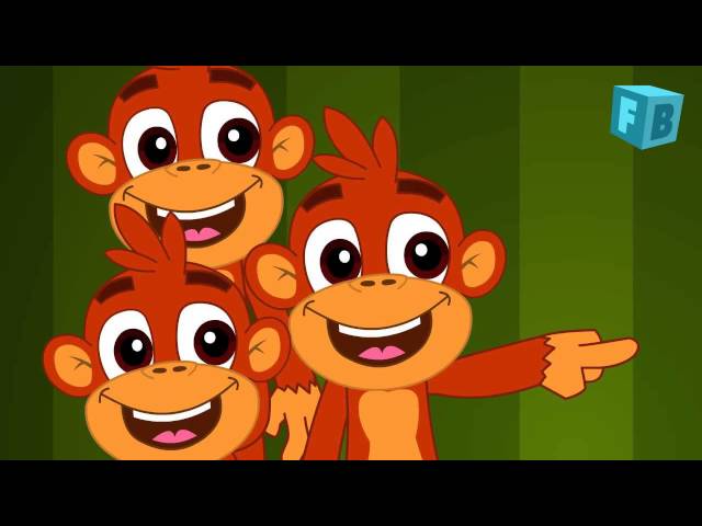 Five Little Monkeys Jumping On The Bed | Children Nursery Rhyme | Flickbox Kids Songs class=