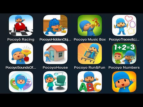Pocoyo ABC Adventure,,Pocoyo Advent Calendar,,Pocoyo 123 Space Adventure,,Talking Pocoyo 2