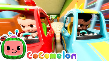 Who Will Win The Shopping Cart Race? | Cody and Friends! Sing with CoComelon