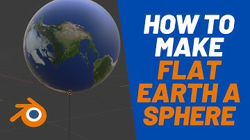 How to make flat Earth a Perfect Sphere - Blender 2.9