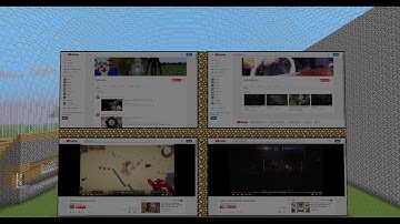 Watching Videos while playing Minecraft!? - Web Display Mod