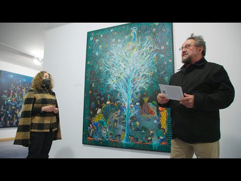 El pintor José de León expone en el Campus ‘Las mil y una noches’ de sueños oníricos