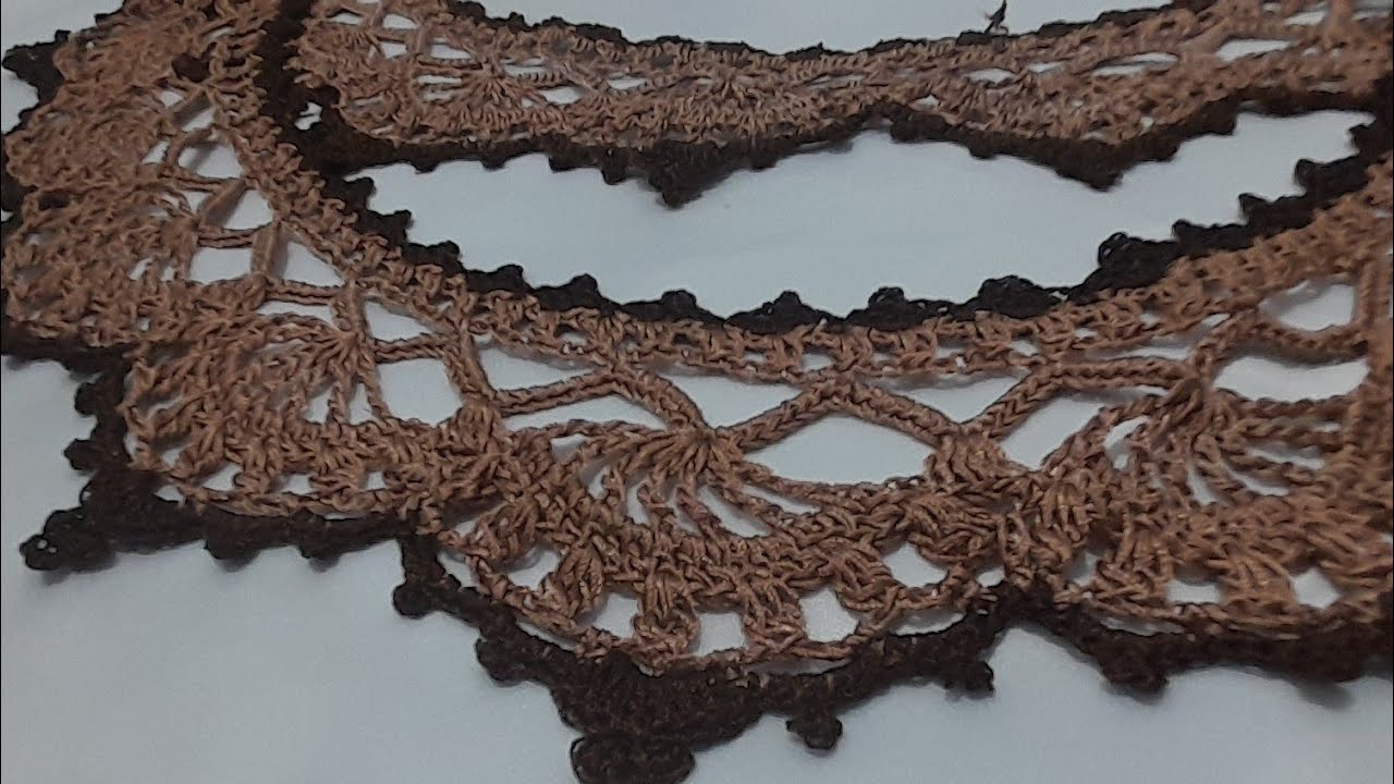 صدر كروشي دائري خطوة بخطوة/ ورشة صدر كروشي//