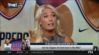 FIRST THINGS FIRST | Sarah Kustok on: Are Kawhi's Clippers best team over LeBron's Lakers in NBA?