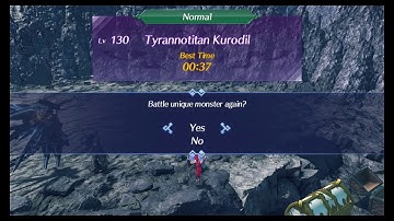 Xenoblade Chronicles 2 - Tyrannotitan Kurodil fast kill