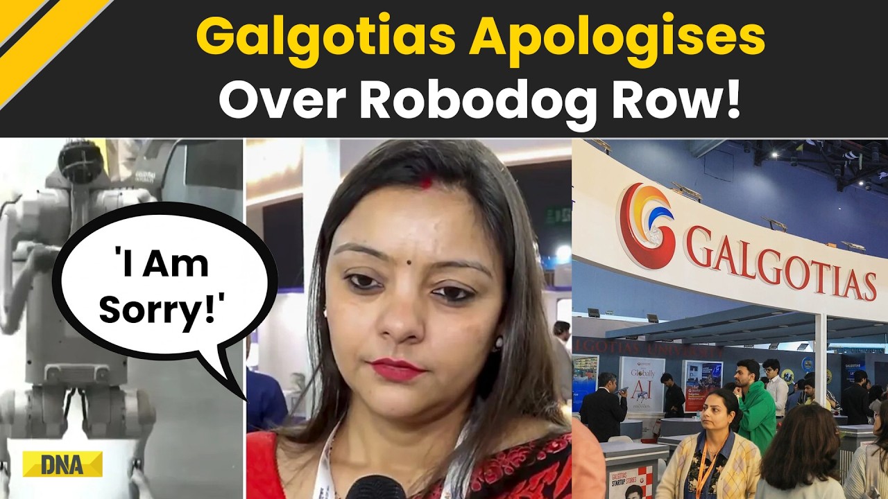 Galgotias University AI Summit: 'Ill Informed' Galgotias Apologises Over Robodog Row, Blames Prof