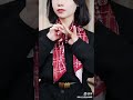 Easy stylish Silk scarf Tie Methods just a few seconds! 에르메스 매니저가 특별히 추천했던 스카프매는 방법#fashion #viral