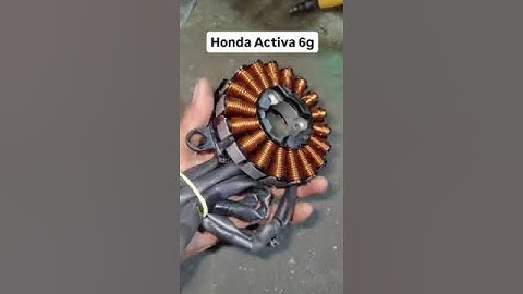 Honda Activa 6g magnet coil plate change