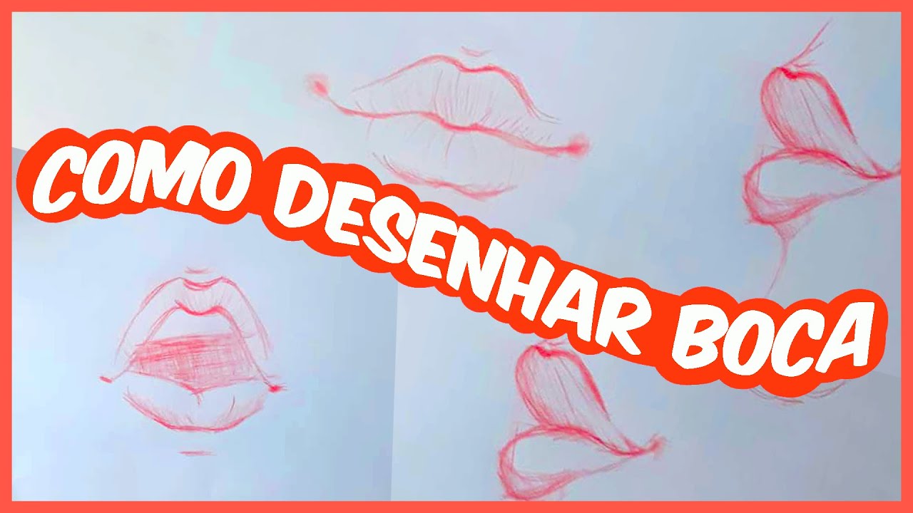 Como Desenhar Boca Feminina 