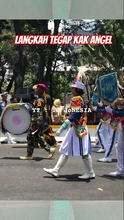 Langkah Tegap dan Menawan Kak Angel Taruni Cantik Drumband Gita Jala Taruna AAL #drumband #aal