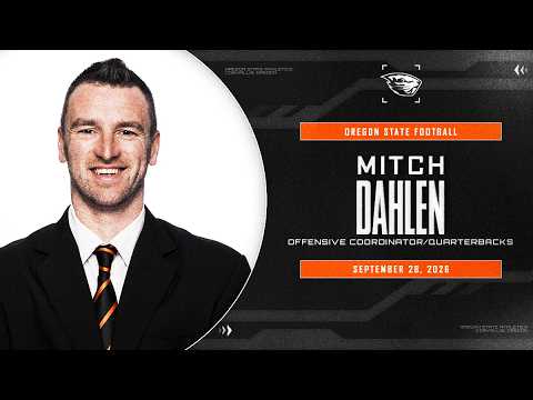 Oregon State Football: Mitch Dahlen Meets The Media (Sept. 28, 2026)