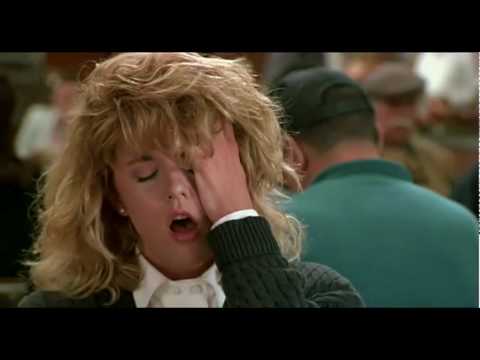 Meg Ryan's fake orgasm from "When Harry Met Sally"