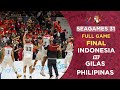 New History For Gold Medal..Highlight Men 5x5: Gilas Philipinas - Indonesia |Basketball Sea Games 31