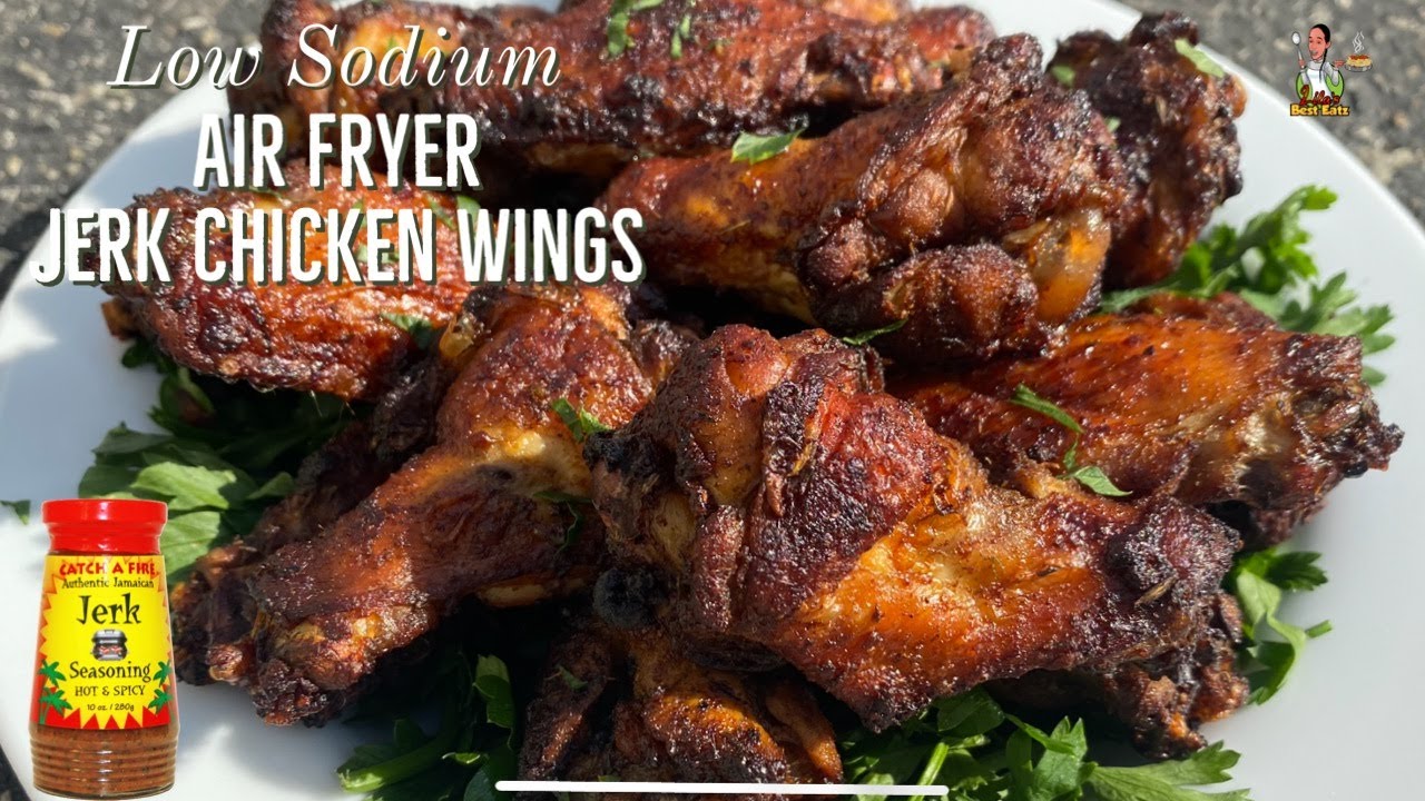 AIR FRYER Jerk Chicken Wings RecipeHealthy Air Fryer Recipes For
