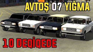 10 Deqiqede Avtoş 07 Yığma Yarışması- Car Parking Multiplayer