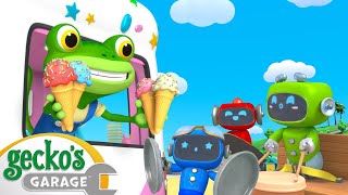 Ice Cream Garage Band | BRAND NEW | Gecko&#39;s Garage | Cartoons For Kids | Toddler Fun Learning