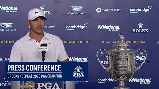 LIVE | Brooks Koepka's Winning Press Conference | 2023 PGA Championship