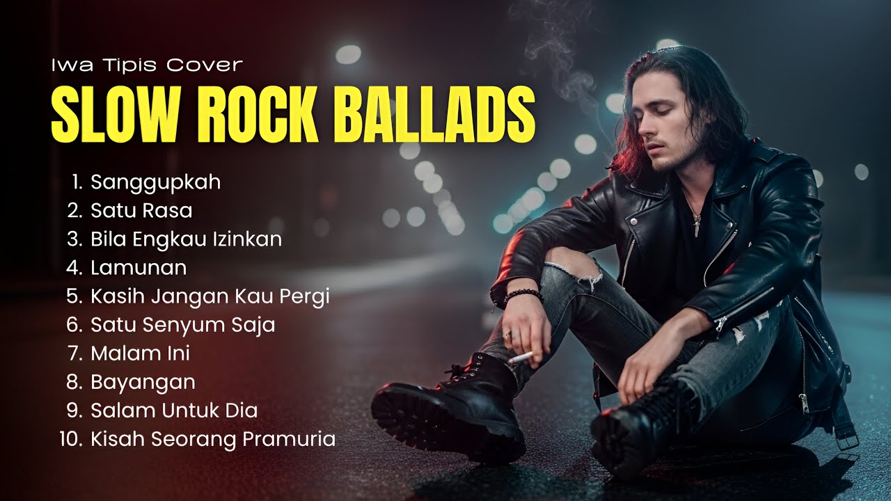Best Indonesian Slow Rock Ballads Cover by iWa Tipis | Classic Love Rock Songs Collection