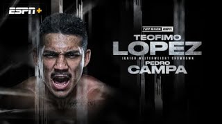 Teofimo Lopez VS Pedro Campa (Honduras vs Mexico) 4k