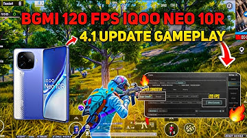 Finally IQOO NEO 10R!!🔥• 120 FPS GAMEPLAY 🔱• BGMI TEST💥• BGMI PERFORMANCE 📈• Best for Gaming 30k?