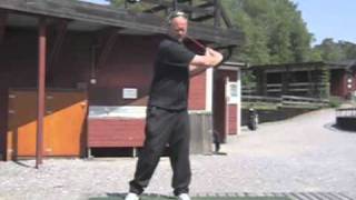 Swedish Golf Longdrive Champion High Speed Golf Swing at 240fps