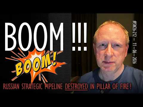 Strategic DISASTER for Russia as Key Gas Pipeline Erupts in Pillar of Fire!