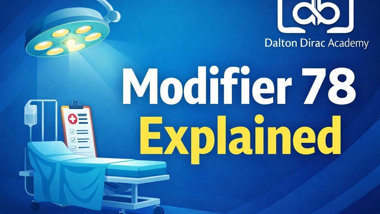 Modifier 78 Explained | Unplanned Return to OR | Medical Coding for Beginners