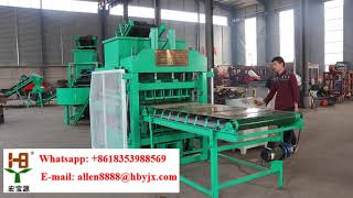 HBY5 10 full automatic interlocking brick making machine