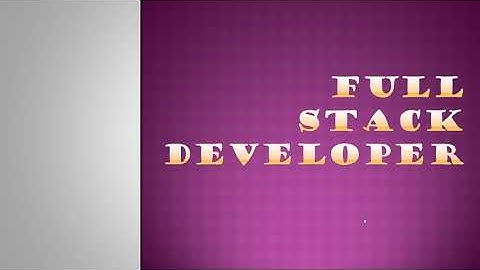 👋Welcome to Full Stack Developer YouTube Channel!!