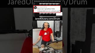 How to practice limb independence on a drum pad | Drumming #Shorts