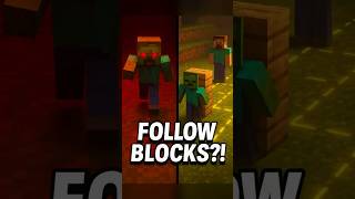 Follow Blocks?! 😳#Minecraft #Shorts