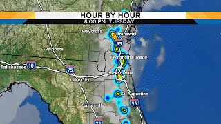 Hour by hour forecast