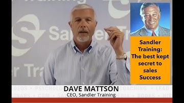 Sandler Training - The Best Kept Secret to Sales Success