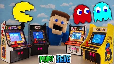 MY ARCADE PAC MAN Retro Video Game Mini Cabinets - Dig Dug, Mappy, Galaga Numskull Unboxing