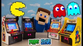 MY ARCADE PAC MAN Retro Video Game Mini Cabinets - Dig Dug, Mappy, Galaga Numskull Unboxing