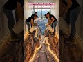 3D Canyon Floor Transformation in Luxury Mountain View Hallway