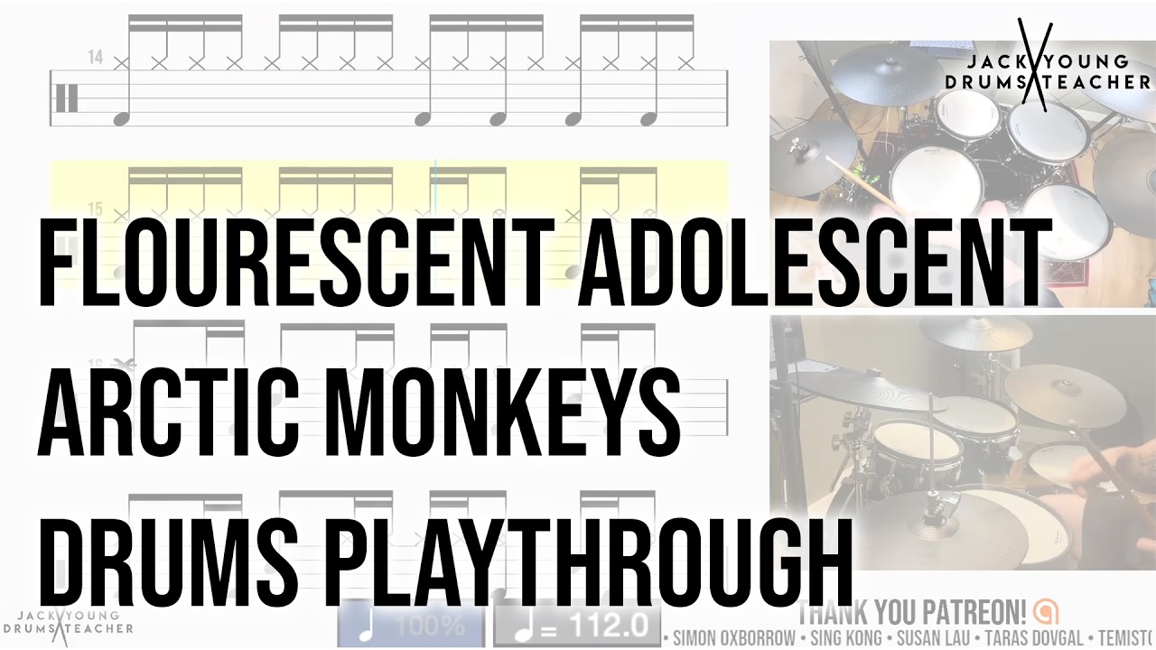 🥁 Flourescent Adolescent - Arctic Monkeys - Drums Playthrough