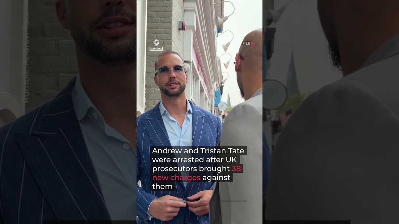 Tate brothers vow to fight extradition as they appear at court in Miami | AJ #shorts