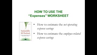 SRW v6 – Expenses worksheet
