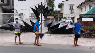 FLYING BIGGEST KITE IN THE PHILIPPINES/saranggola kite vlog