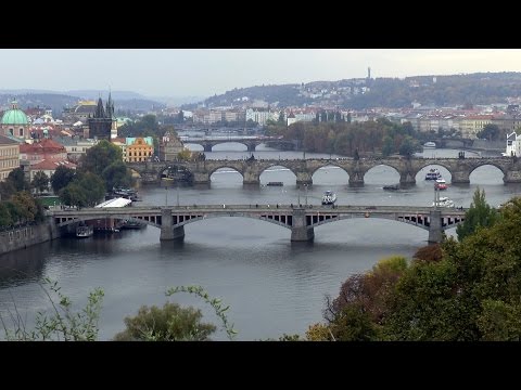 PRAGUE Metronome + beautiful views of bridges from Letná Park.