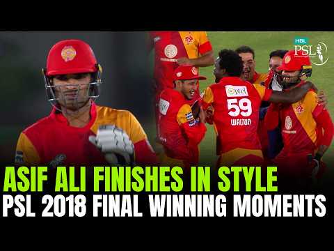 🔥 Asif Ali Match-Winning Knock | PSL 2018 Final | Islamabad United vs Peshawar Zalmi | M1F1T
