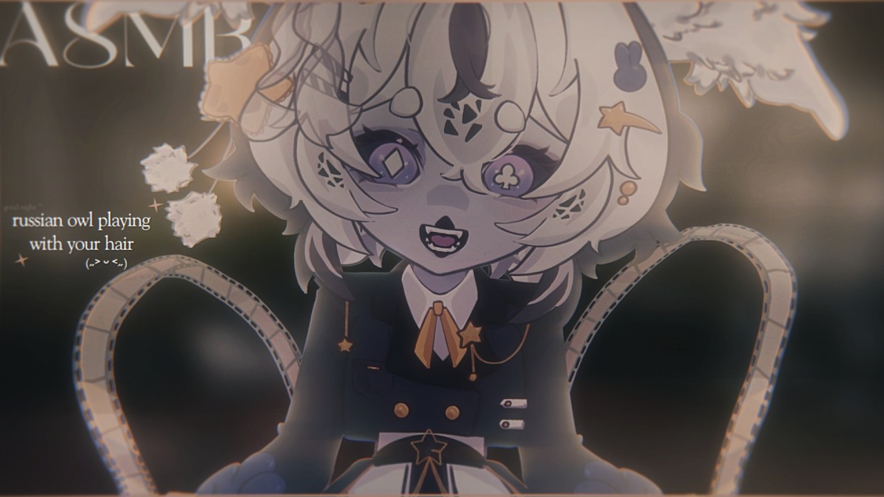 ASMR | russian owl playing with your hair (˶˃ᆺ˂˶) [f4a] [whispers]