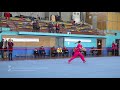 Gun shu women Ukrainian Wushu Championships 2019 taolu 棍 cudgel