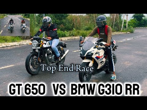 GT 650 vs BMW G310 RR 🔥|| Top End Race || 2024 - YouTube